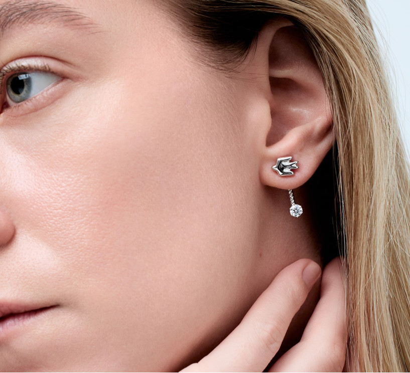 Earrings  with diamonds SOLO by GUNIA Project