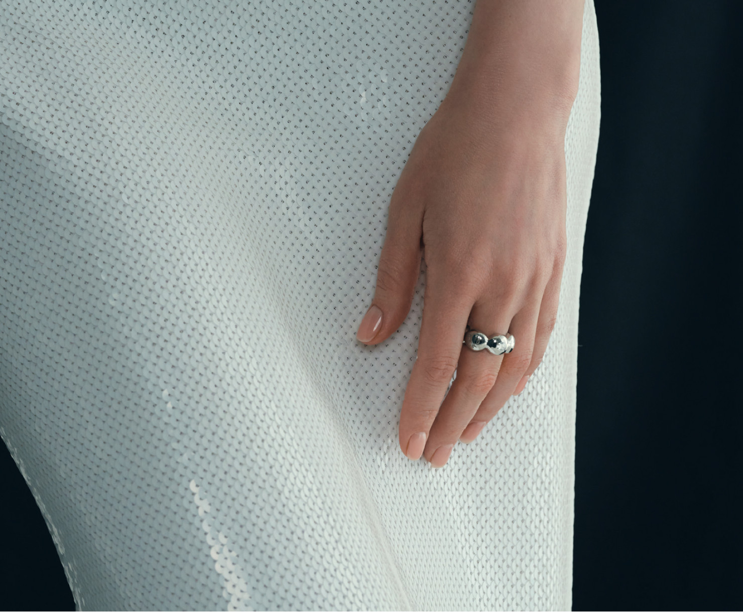 White gold ring with diamonds SOLO by Soul <span>2152</span>