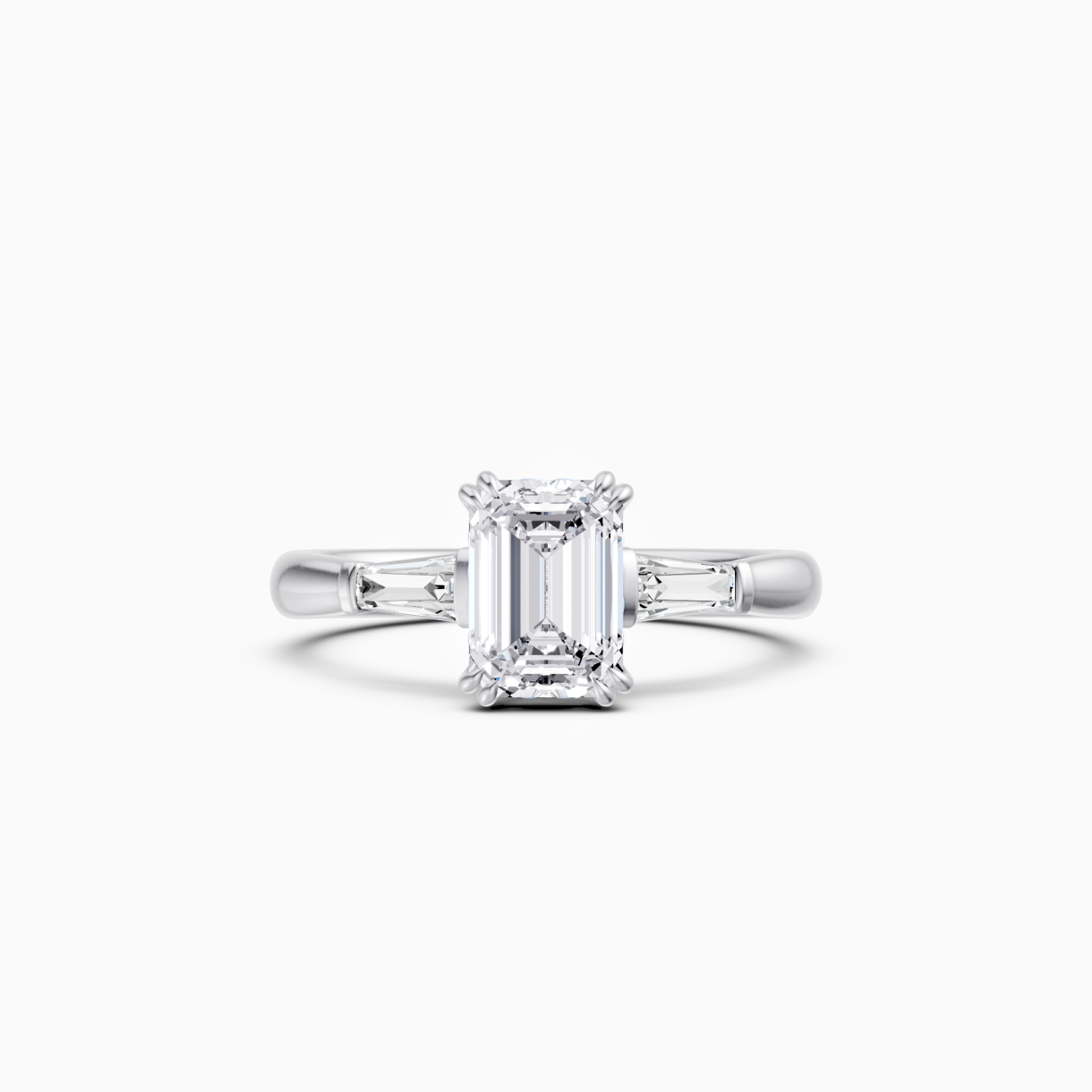 White gold ring with diamond Signature <span>3001</span>