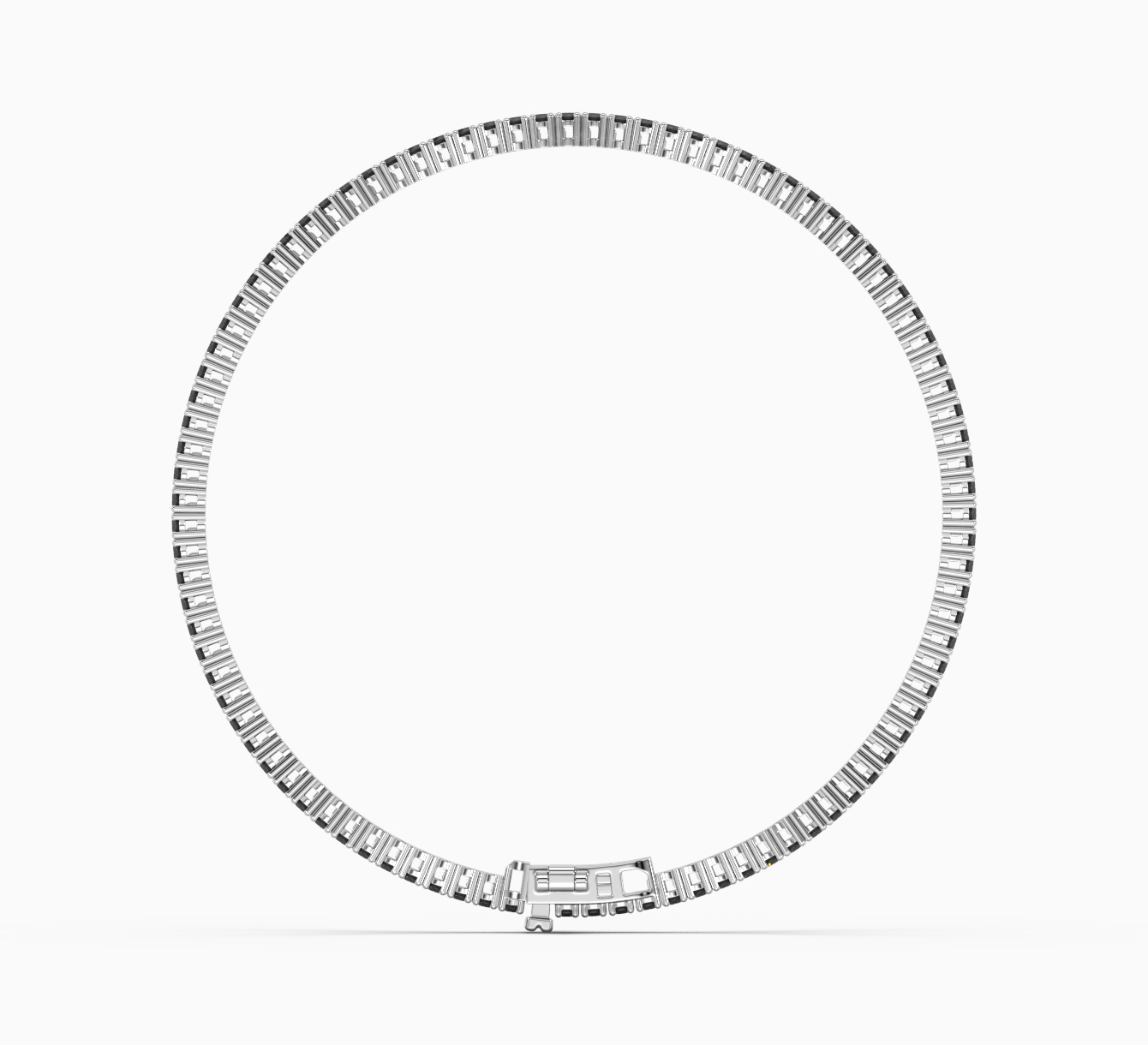 White gold bracelet with diamonds Black Swan <span>2098</span>