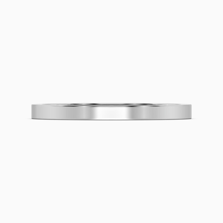 Men platinum band bridal 2178
