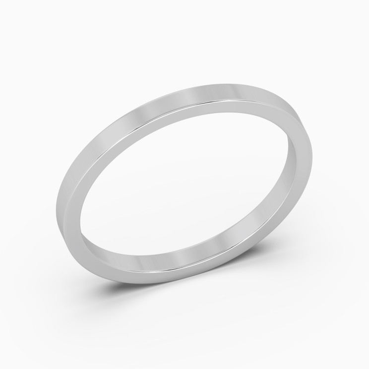 Men platinum band bridal 2178