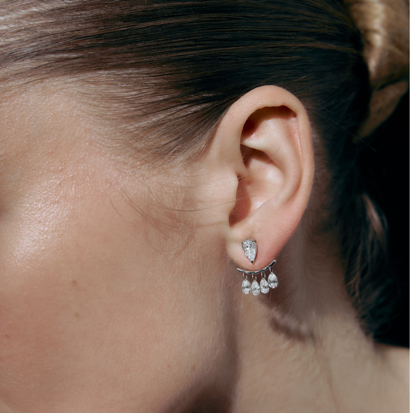 Earrings with diamonds comb2032 <span>2032</span>