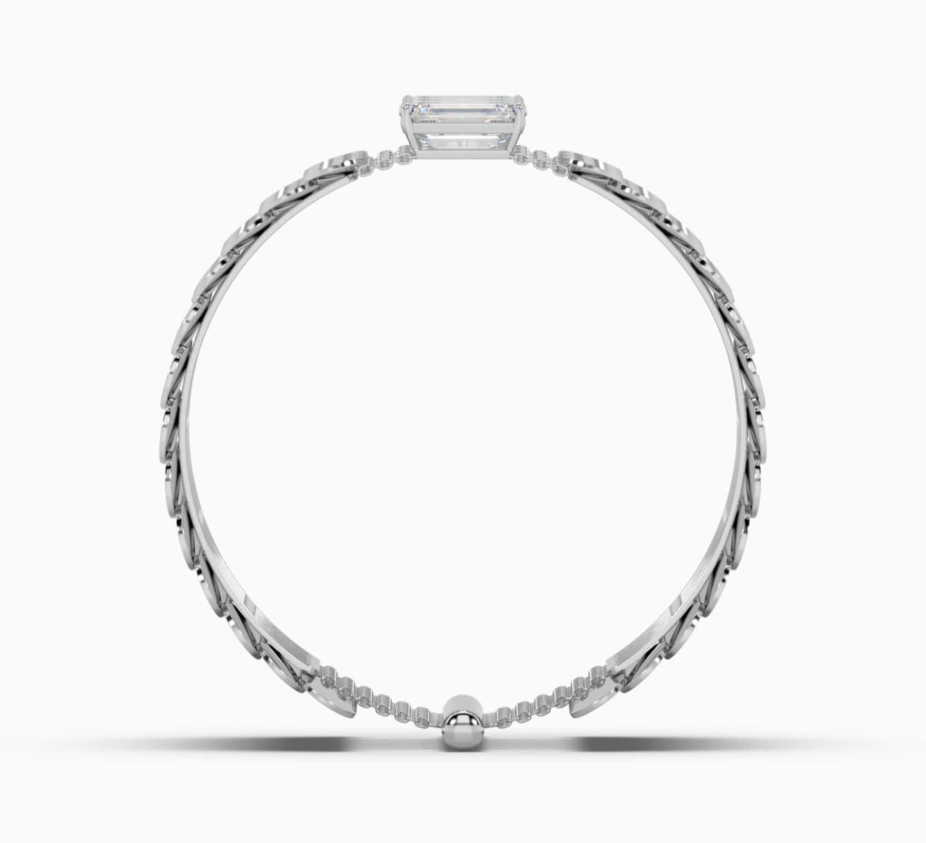 White gold bracelet with diamonds Core <span>4007</span>