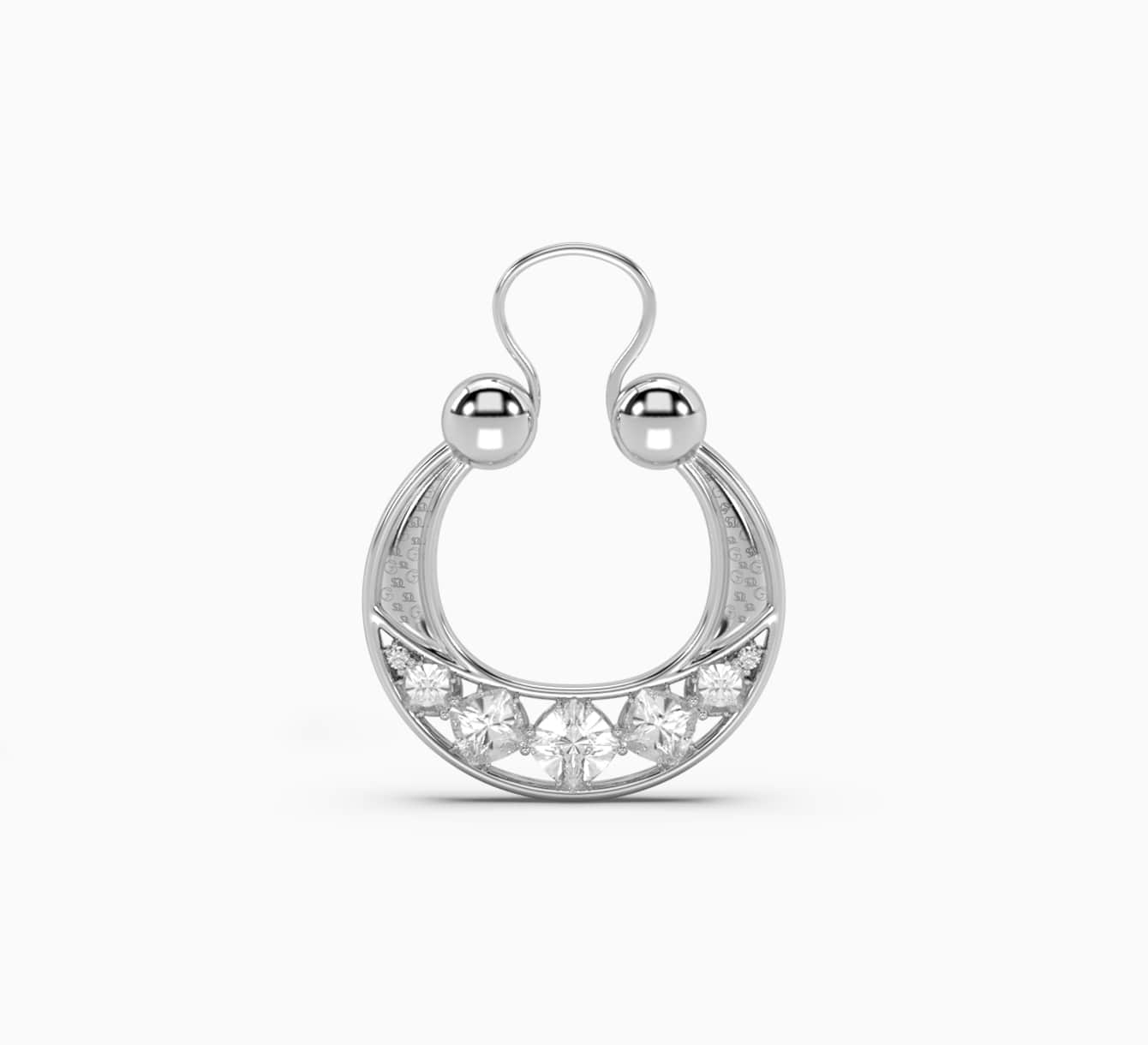 White gold earring with diamonds Core <span>4009</span>