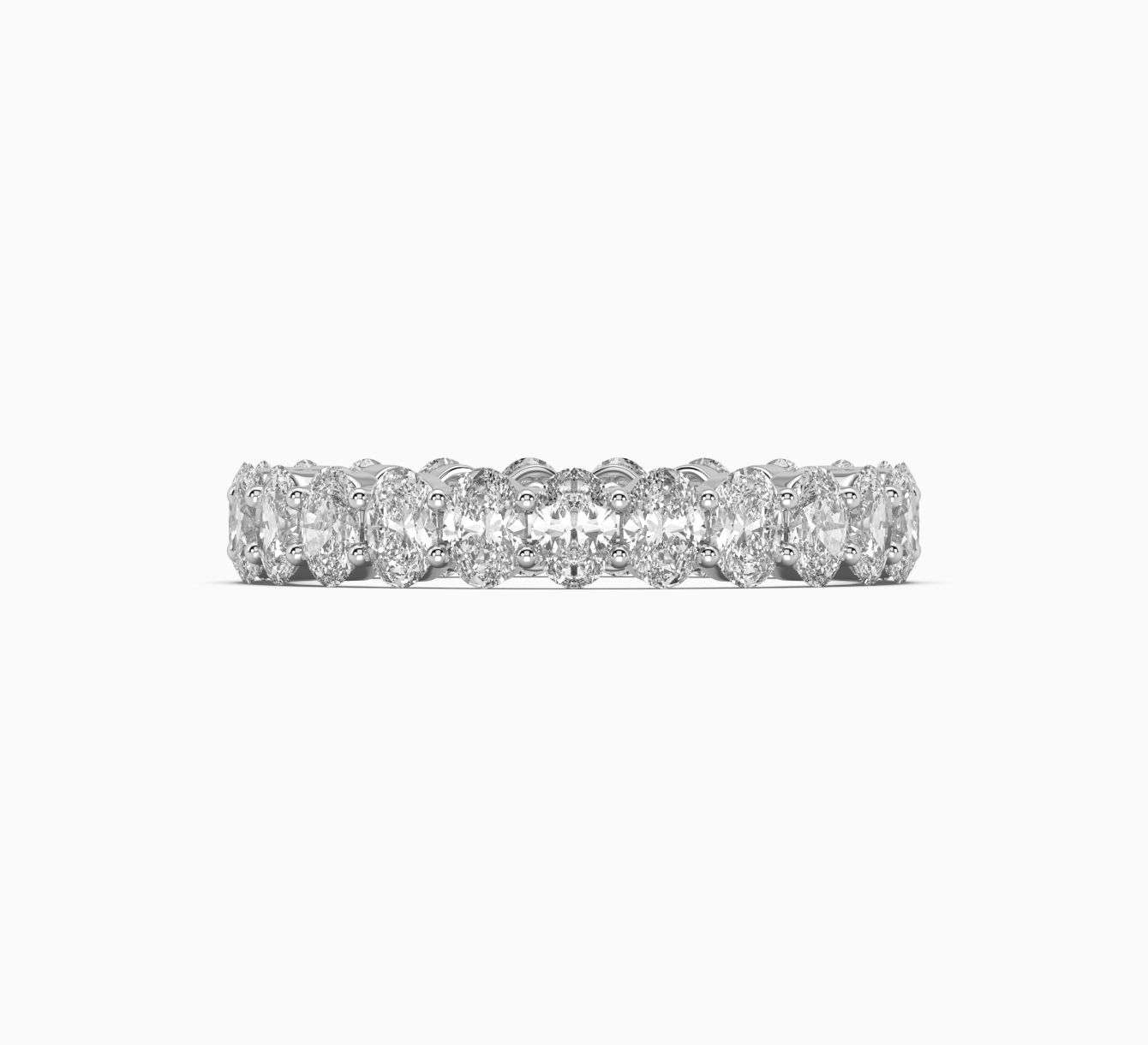White gold ring with diamond Eternity Band <span>2057</span>