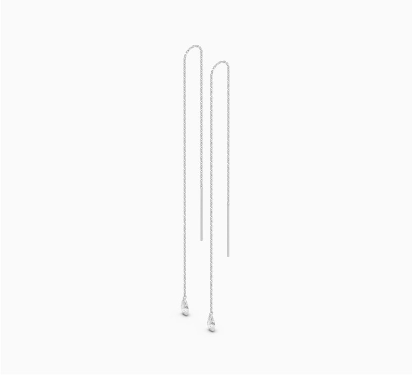 Earrings with diamonds mono 2147
