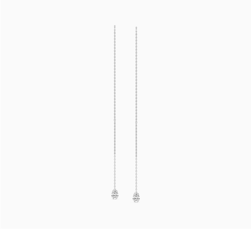 Earrings with diamonds mono 2147