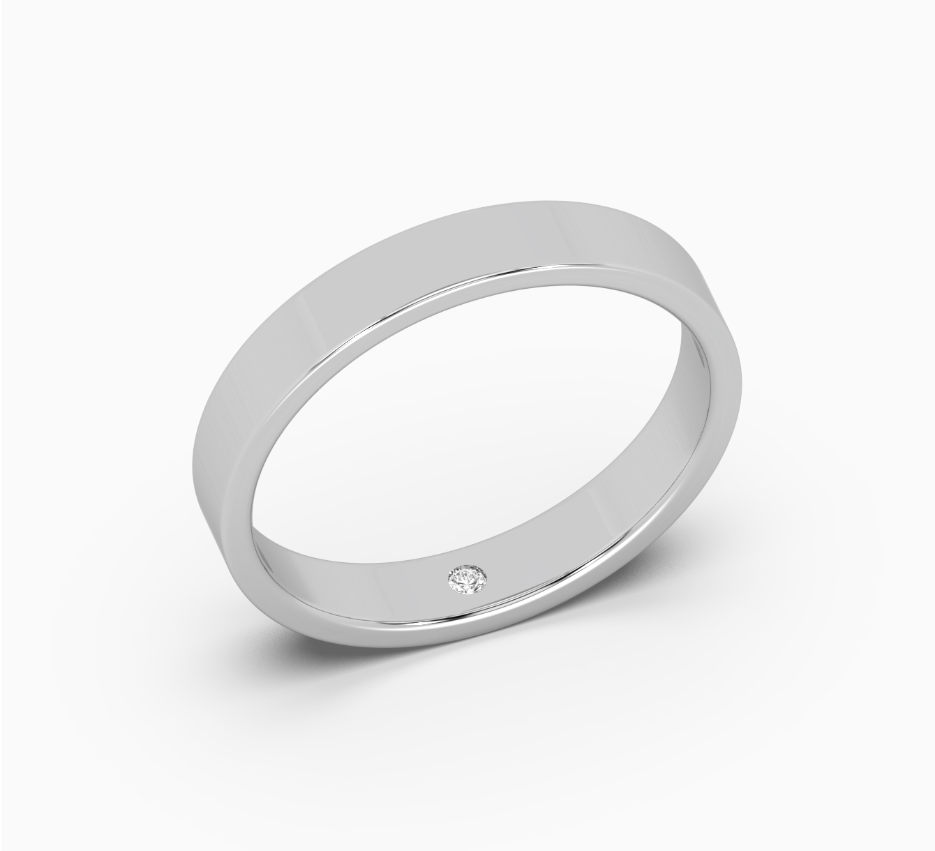 White gold wedding ring with diamond bridal <span>2169</span>