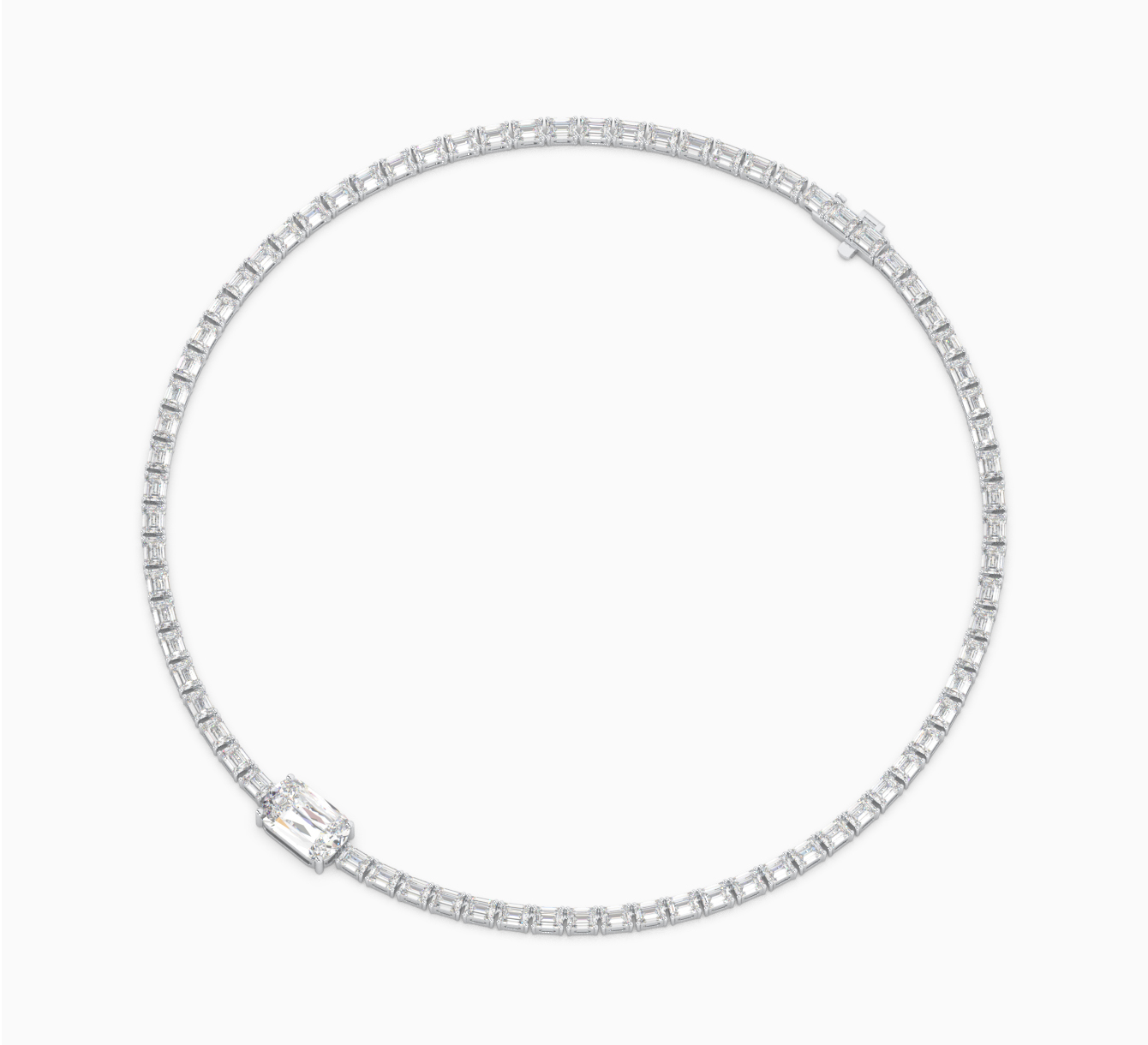 White gold necklace with diamonds Posh <span>2188</span>