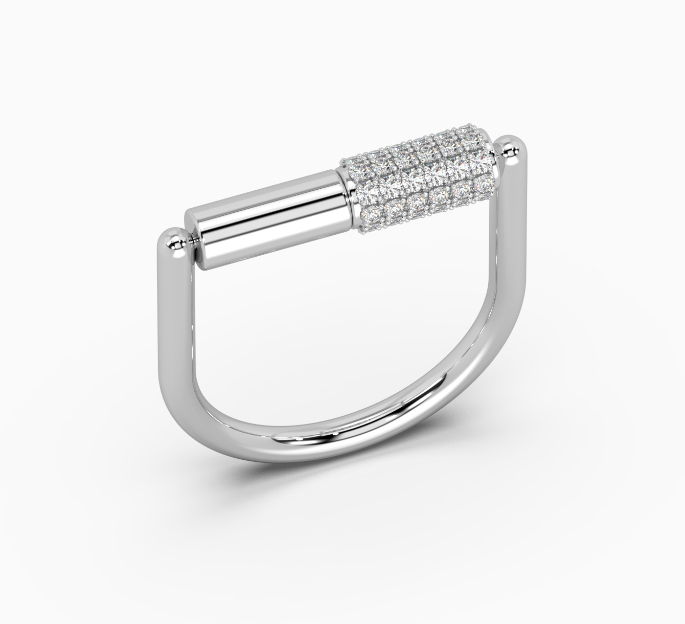 White gold ring with diamond Timeless <span>2224</span>