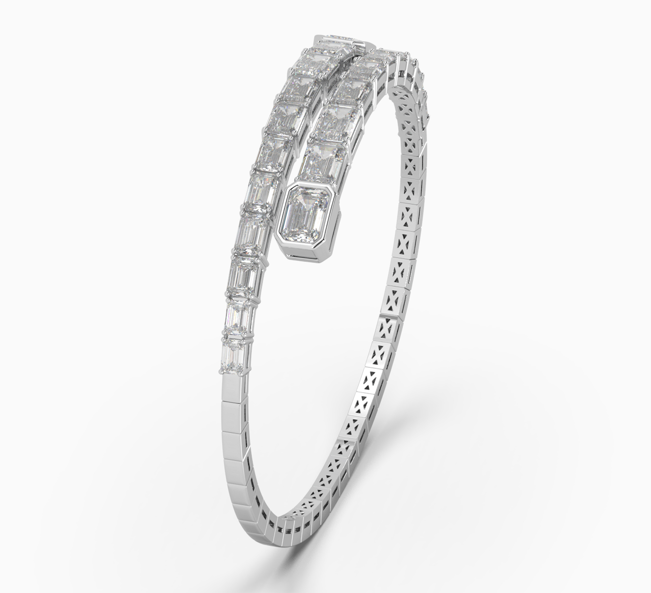 White gold bracelet with diamonds Posh <span>2259</span>