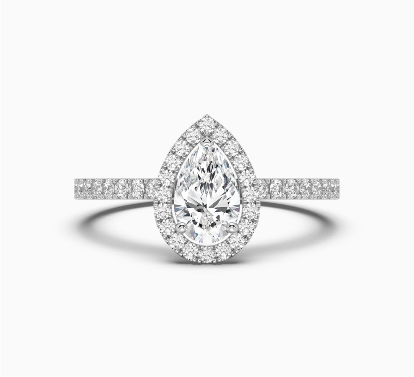 White gold ring with diamond glow <span>2291</span>