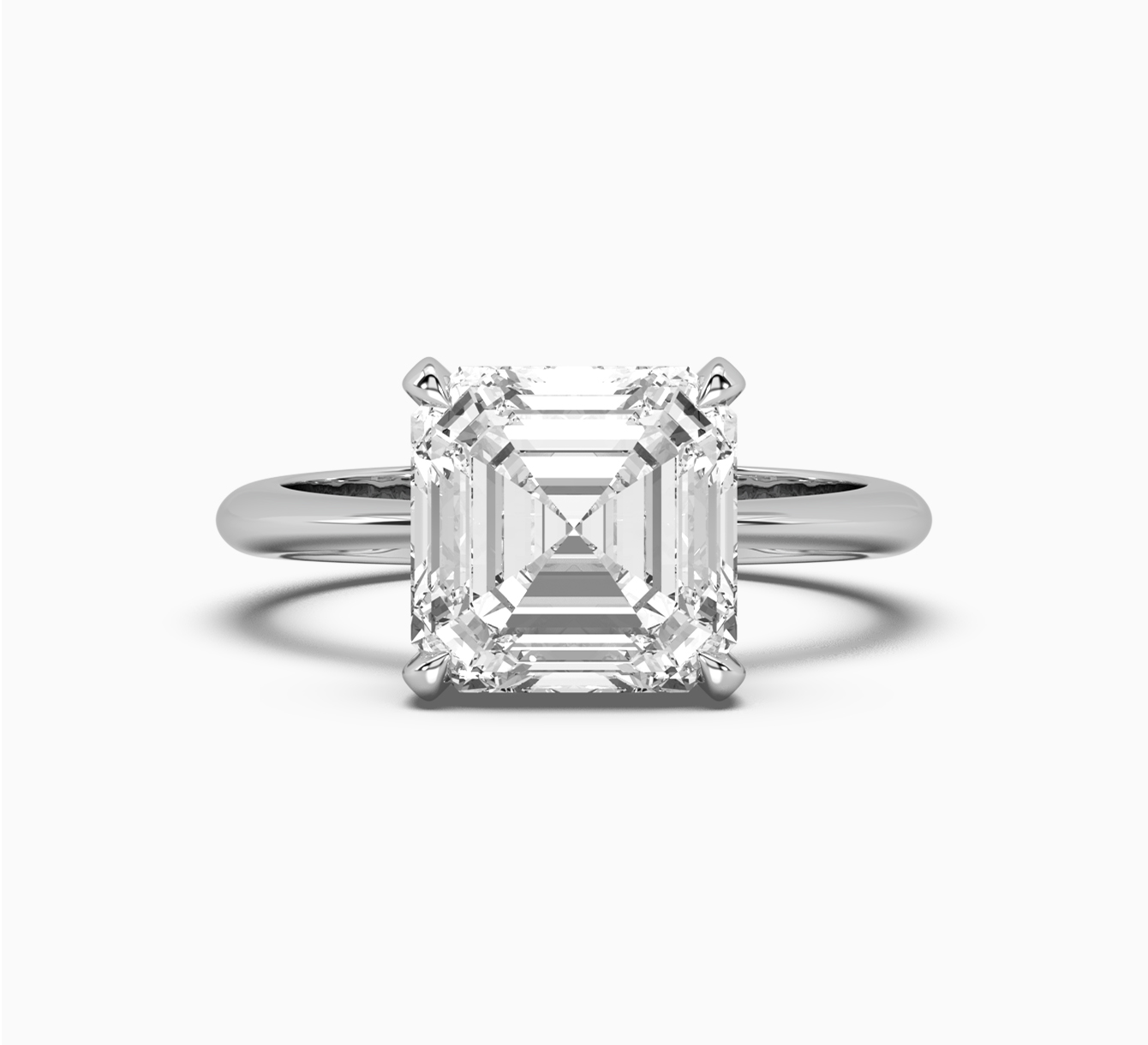 White gold ring with a diamond mono <span>2020</span>