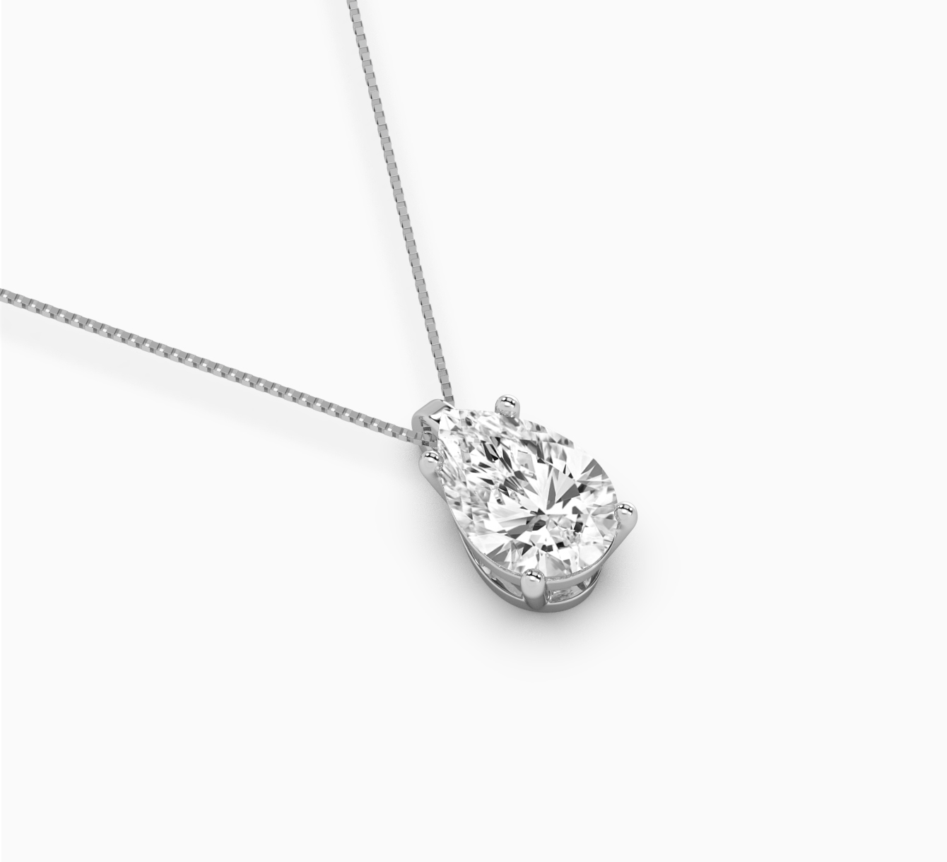 White gold pendant with diamond mono <span>2031</span>