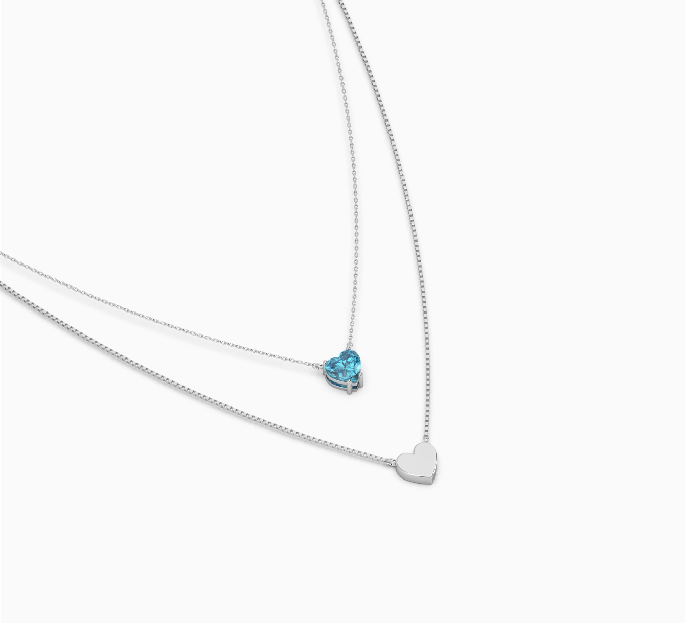 White gold necklace with diamond senses <span>2077</span>