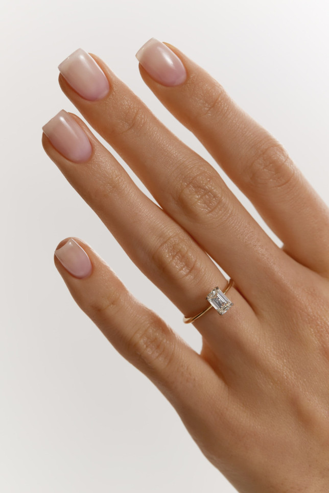Yellow and white gold ring with diamond mono 2226