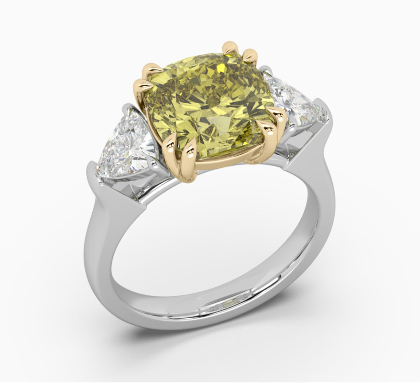 White gold ring with diamond pears <span>2289</span>