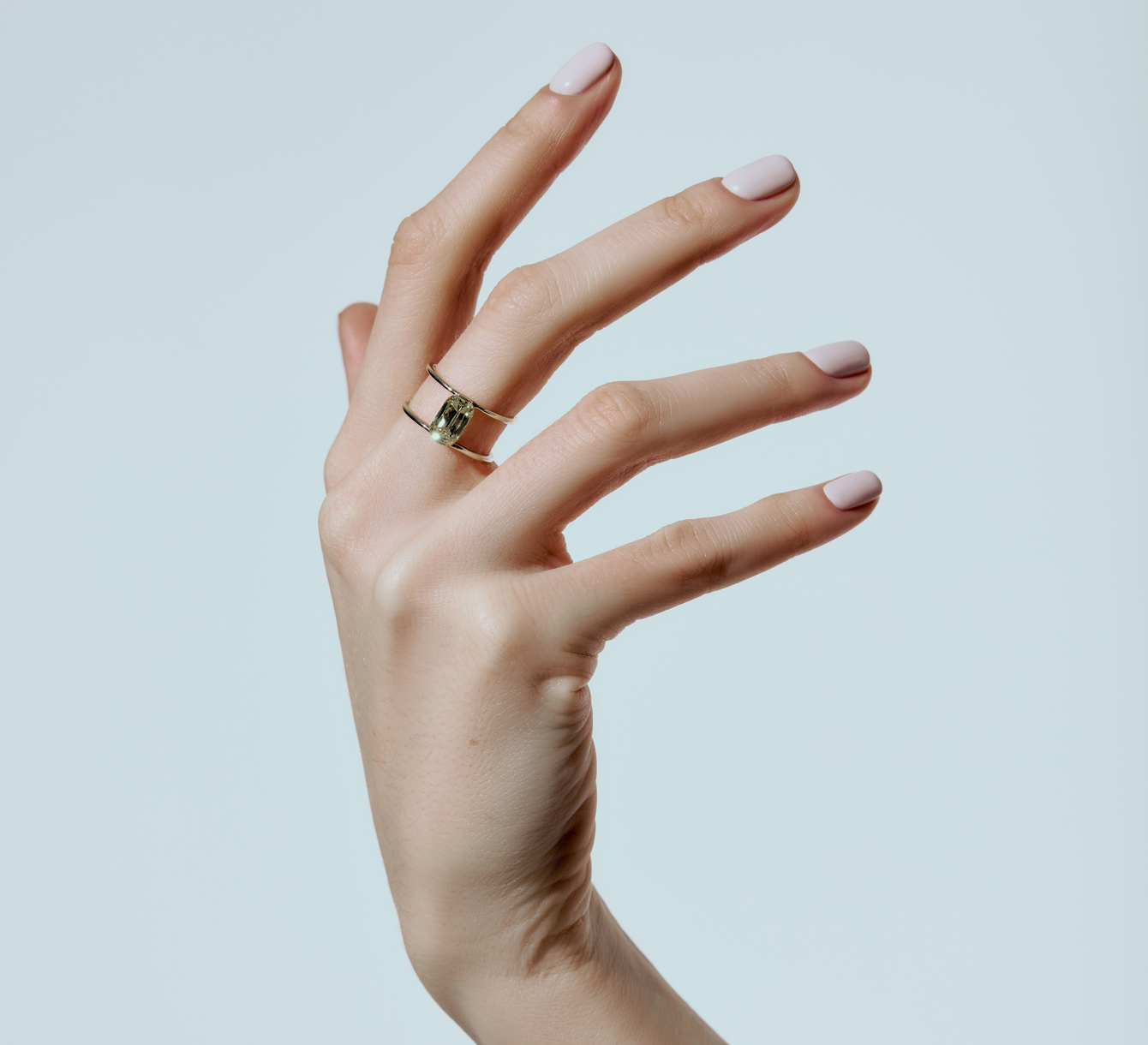 Yellow gold ring with diamond Posh <span>00239</span>