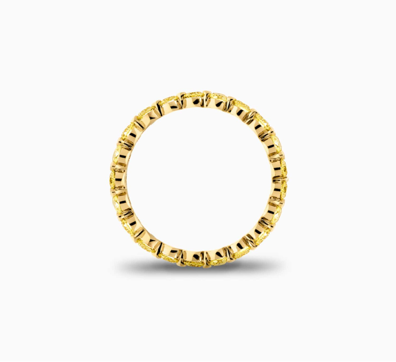 Yellow gold ring with diamonds THE SENSES <span>1019</span>