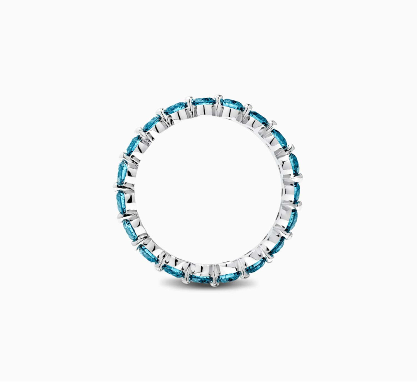 White ring with diamonds THE SENSES <span>1020</span>