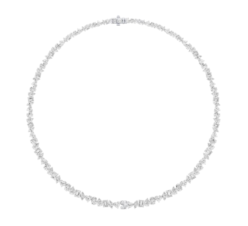 White gold necklace with diamonds SOLO by Elina Svitolina 6000