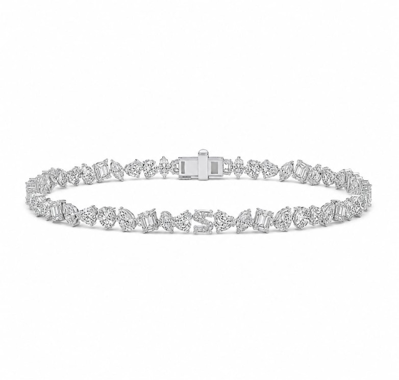 White gold bracelet with diamonds SOLO by Elina Svitolina 6002