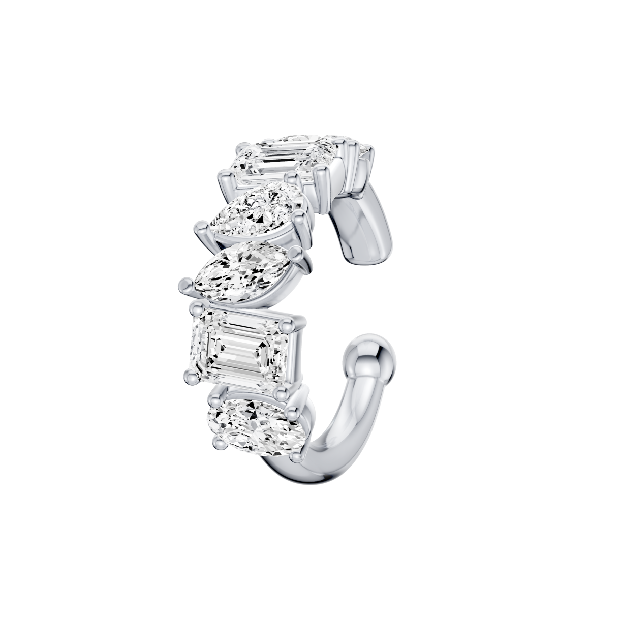 White gold earring with diamonds SOLO by Elina Svitolina <span>6003</span>