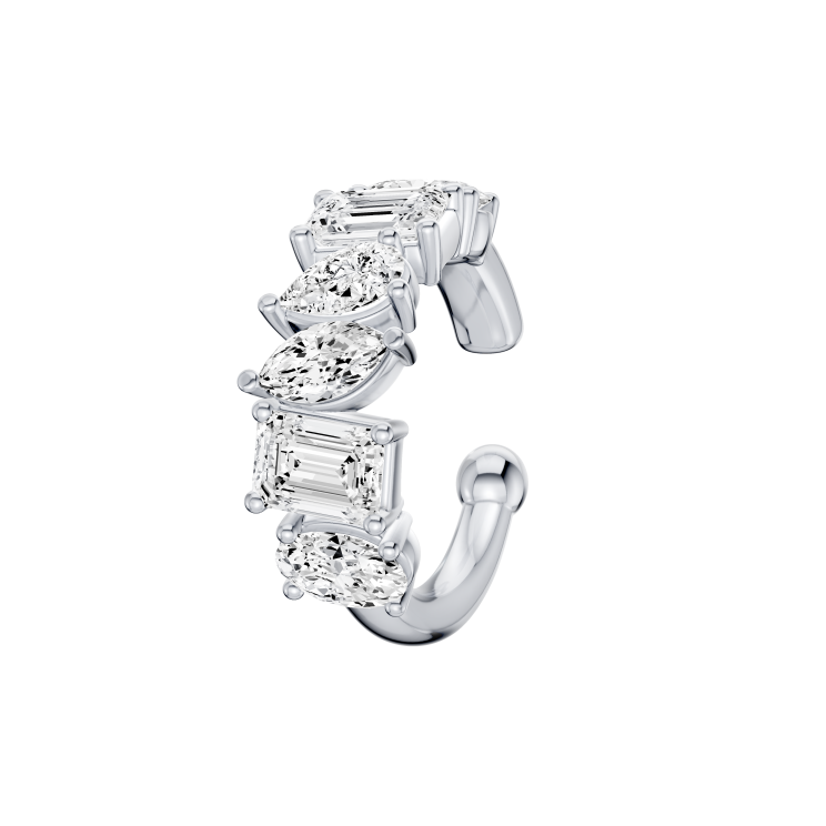 White gold earring with diamonds SOLO by Elina Svitolina 6003