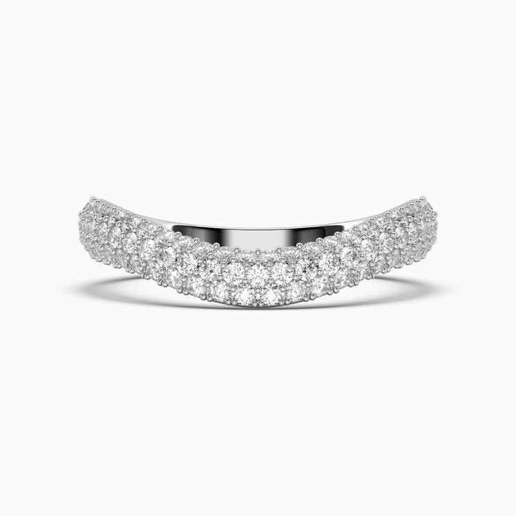 White gold ring with diamonds SOLO by Elina Svitolina 6005