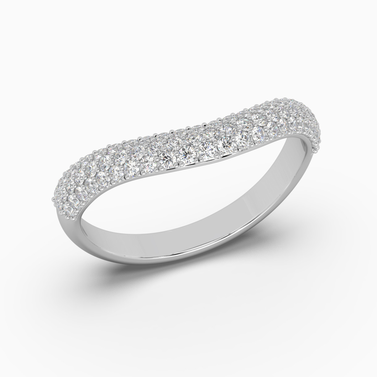 White gold ring with diamonds SOLO by Elina Svitolina <span>6005</span>