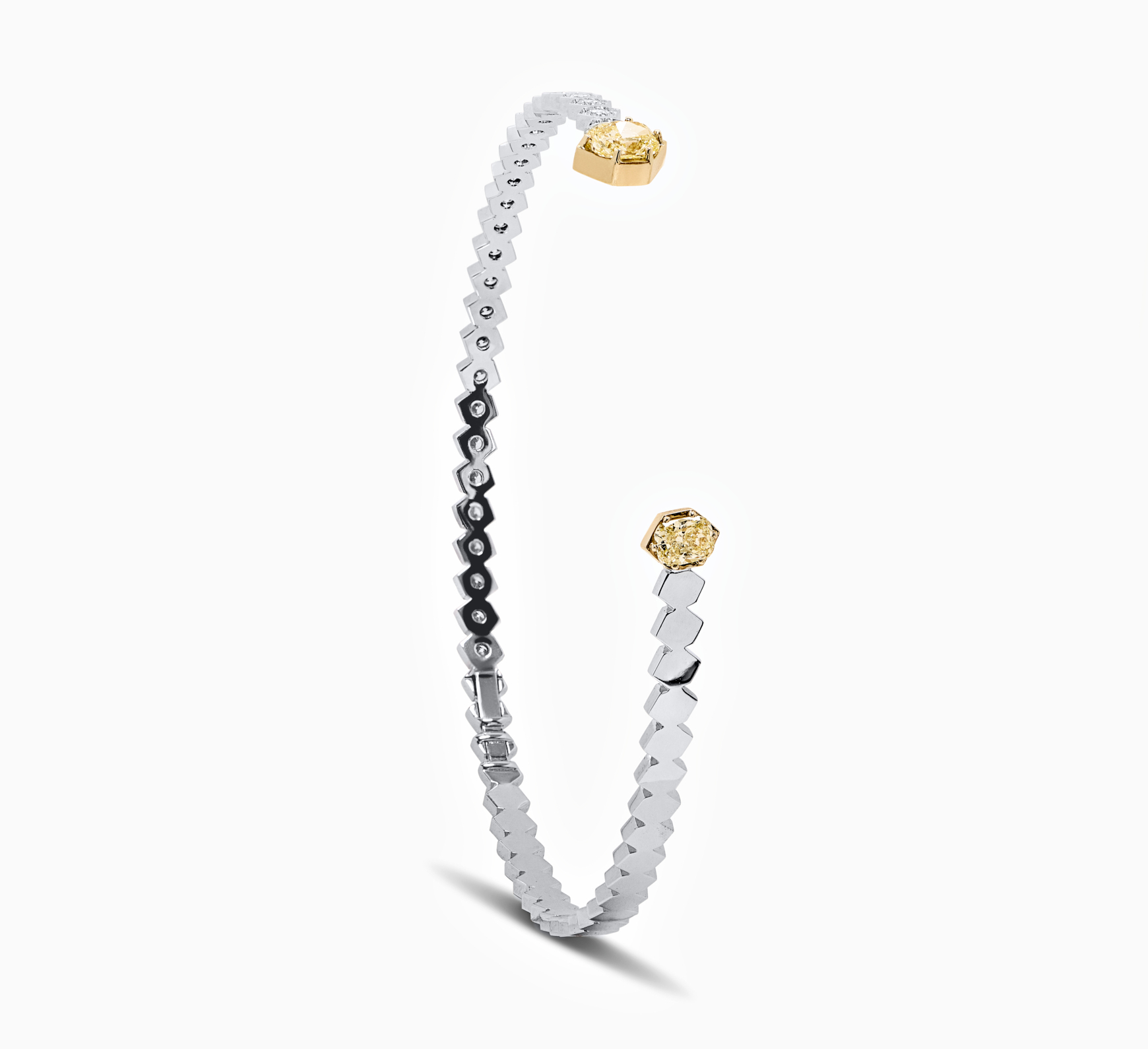 White gold necklace with diamonds Comb 2027Y