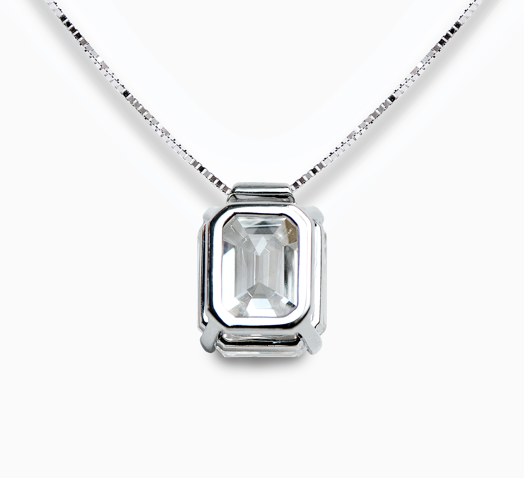White gold pendant with diamond posh <span>2045</span>