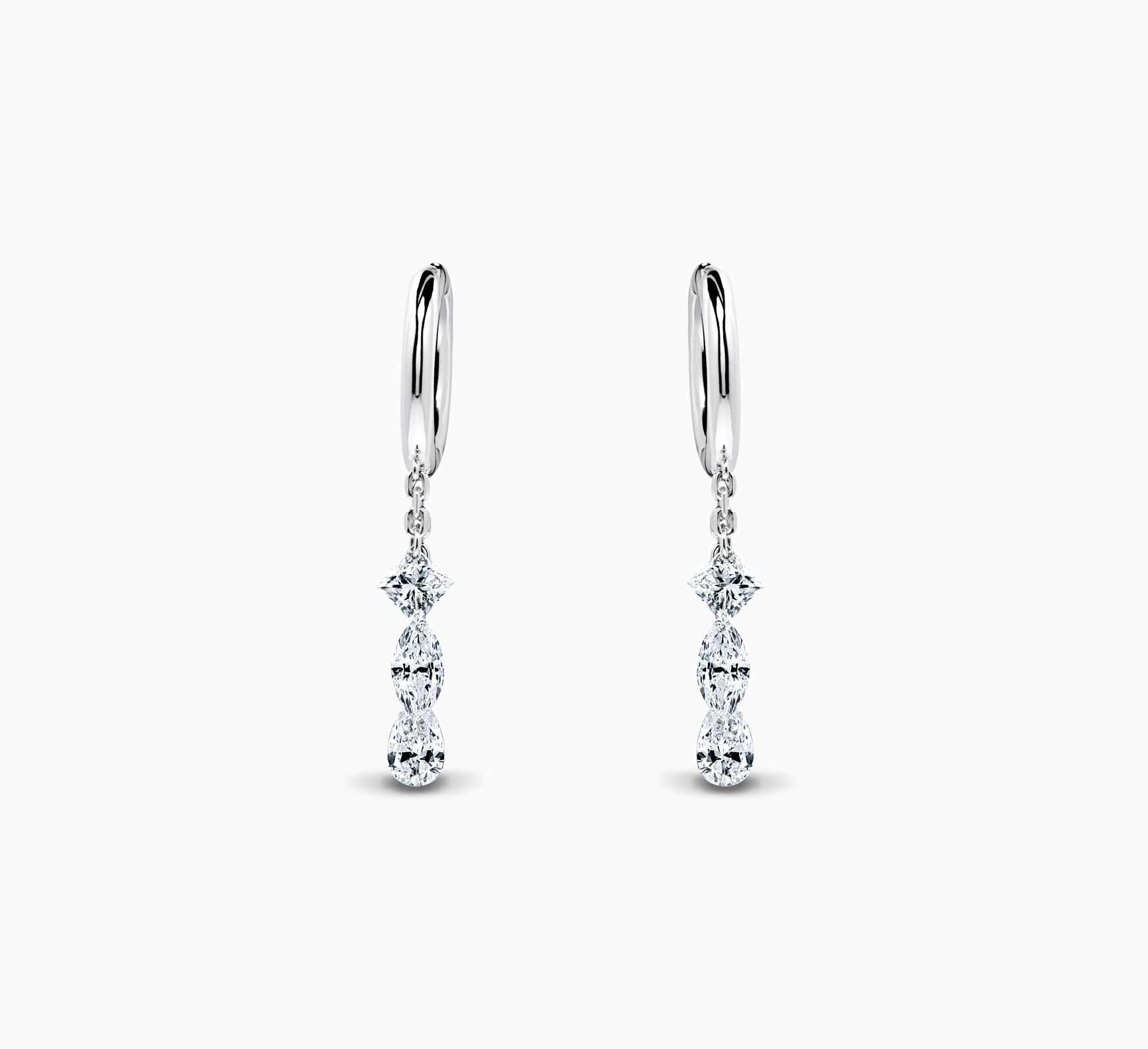 Earrings with diamonds Bloom <span>2064</span>