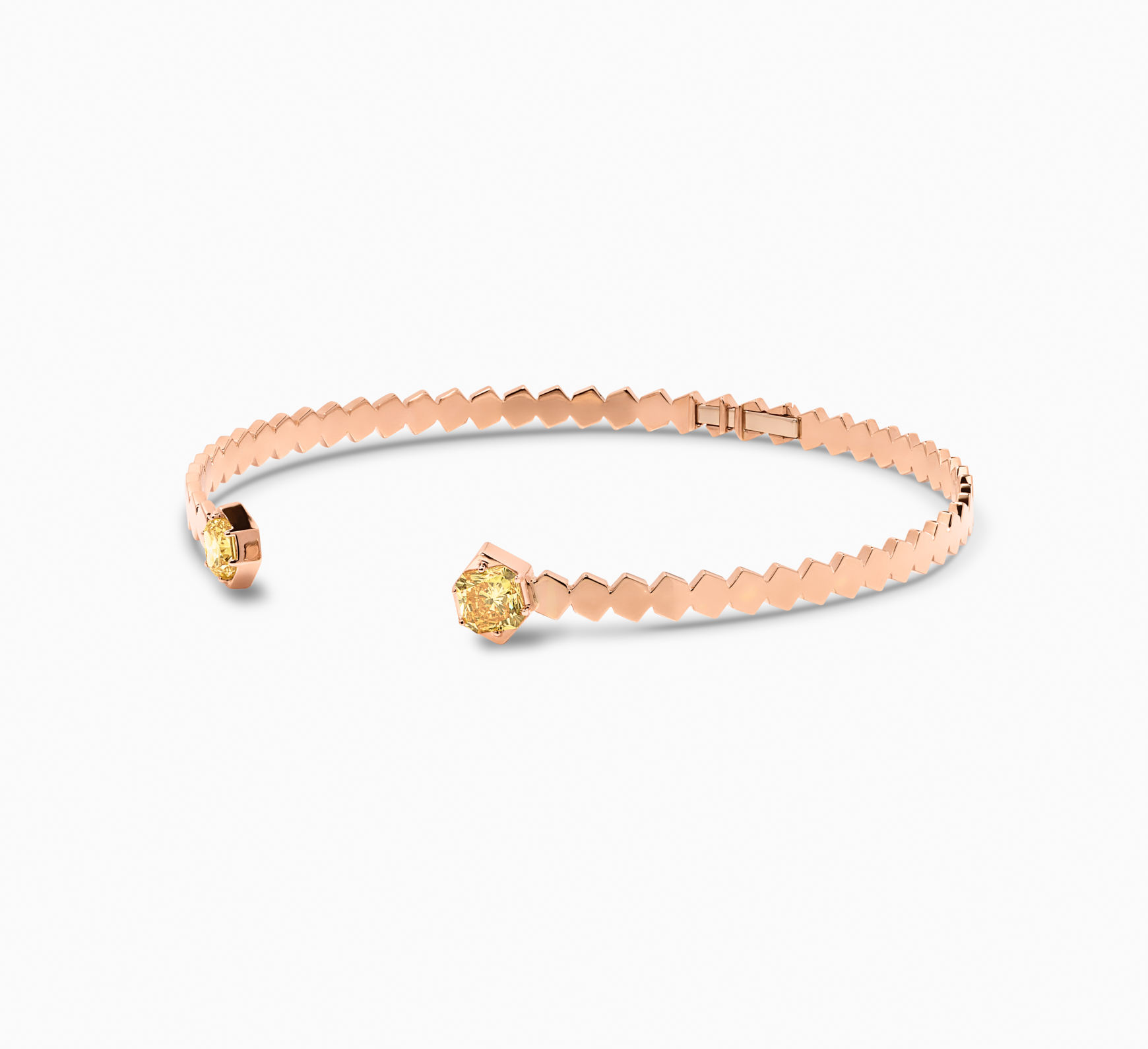 Red gold necklace with diamonds Comb <span>2066</span>